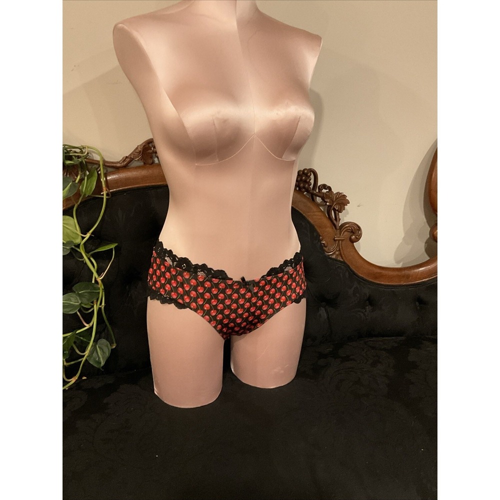 Victoria's Secret Sexy Little Things Vintage Y2k Cherry Cheeky Panties Large